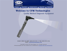 Tablet Screenshot of cfmtechnologies.com